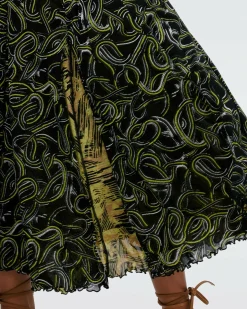 Louis Reversible Mesh Skirt