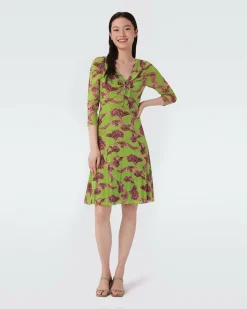 Merlot Knee-Length Mesh Dress