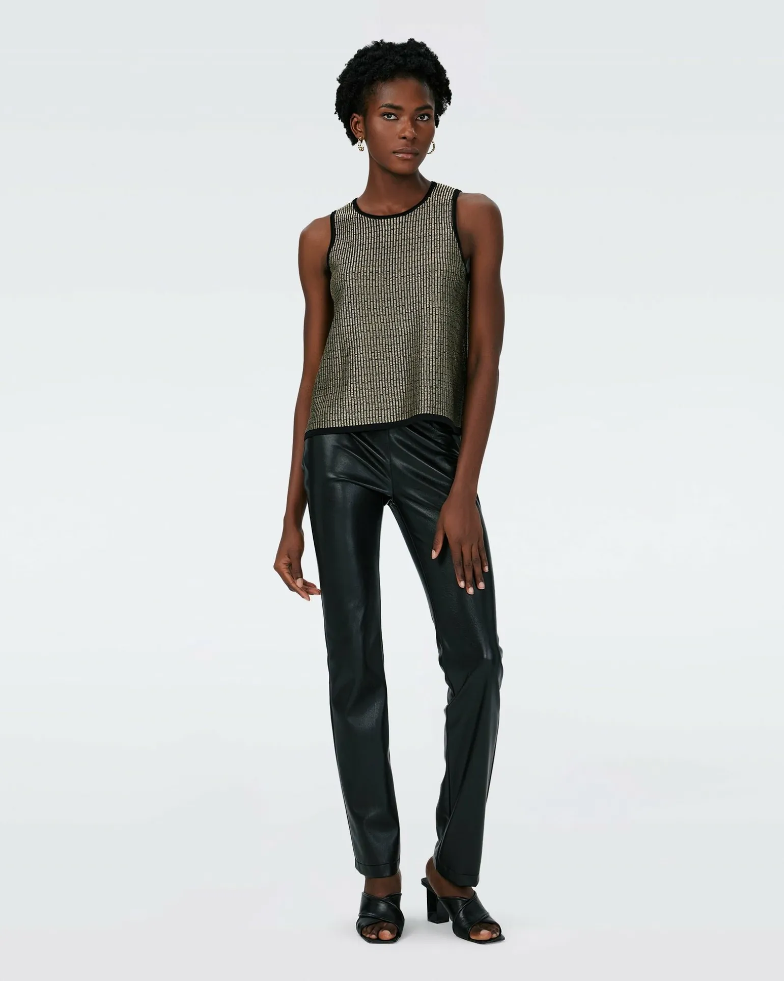 Morgause Metallic Knit Jacquard Top