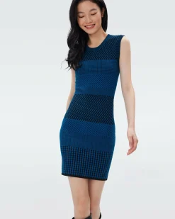 Mylo Knit Jacquard Dress