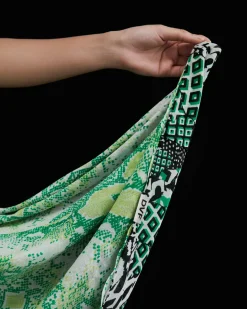 Pia Reversible Mesh Wrap Dress