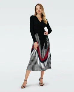 Reiko Faux Wrap Dress