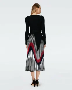 Reiko Faux Wrap Dress