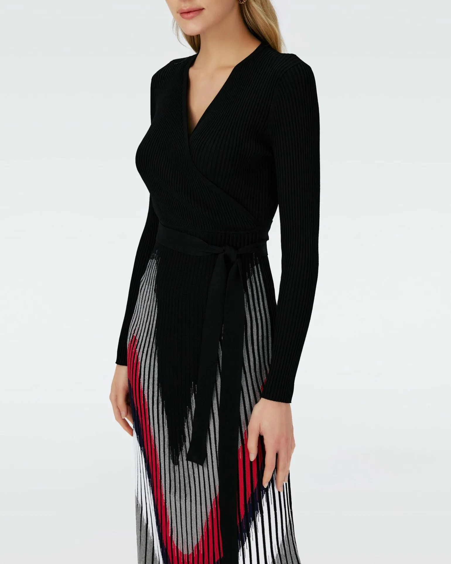 Reiko Faux Wrap Dress